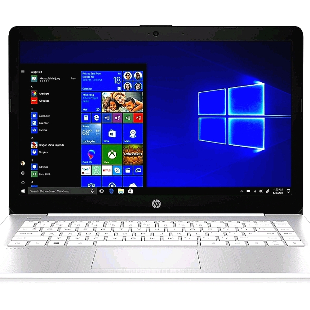2-in-1 HP 14" touchscreen laptop-diamond white 🤍